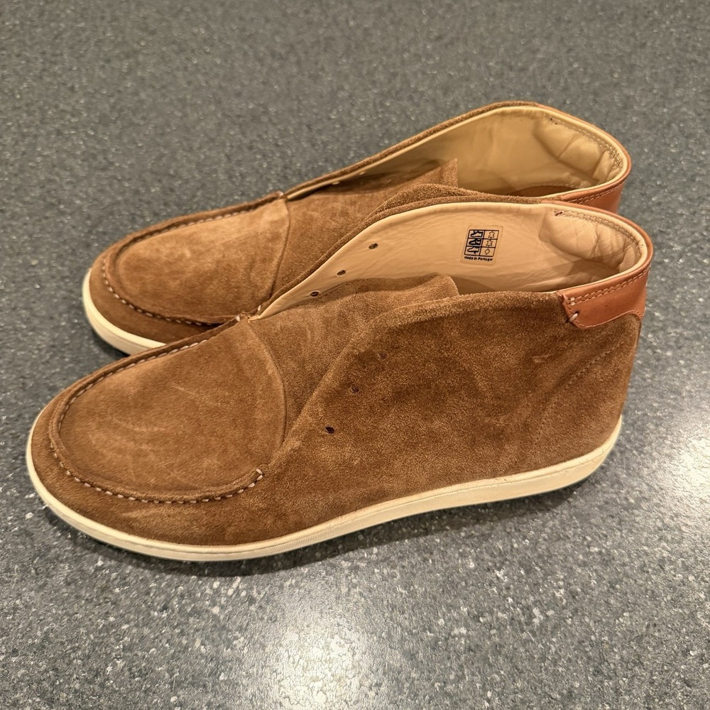 Luca Terra Moc Chukka Sneaker Boot Mens 8  Suede Lactae Hevea Portugal